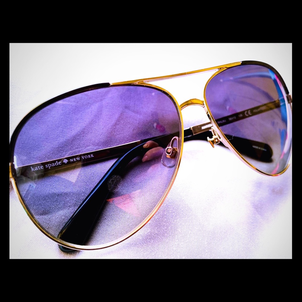 Kate Spade Polarized Aviator Sunglasses